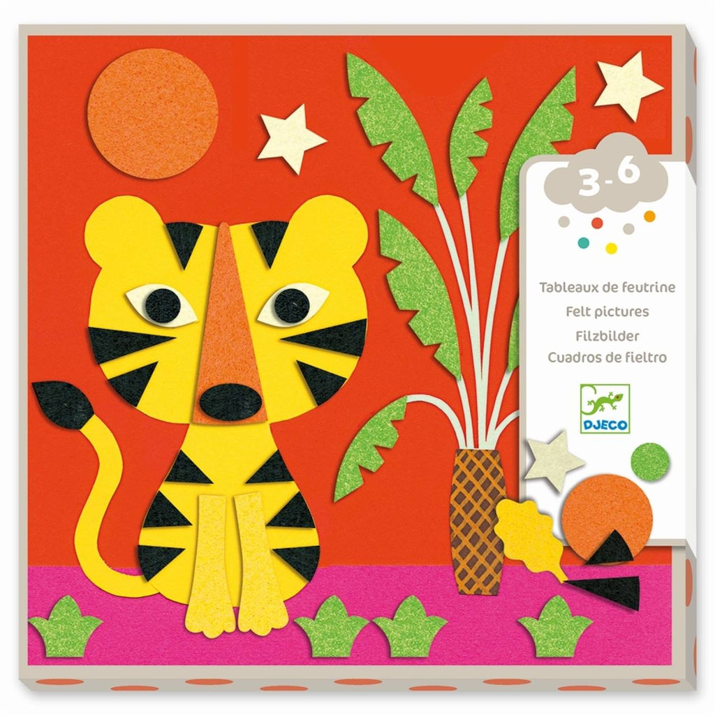 Tableau de feutrine douce nature multicolore