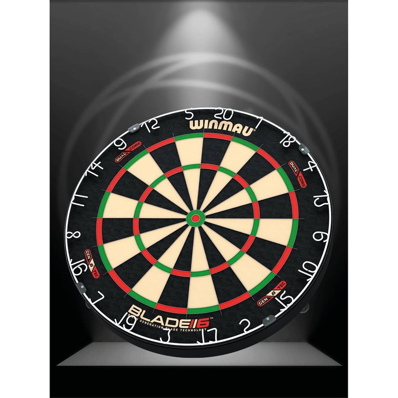 Tableau de fléchettes blade 6 dual core winmau noir