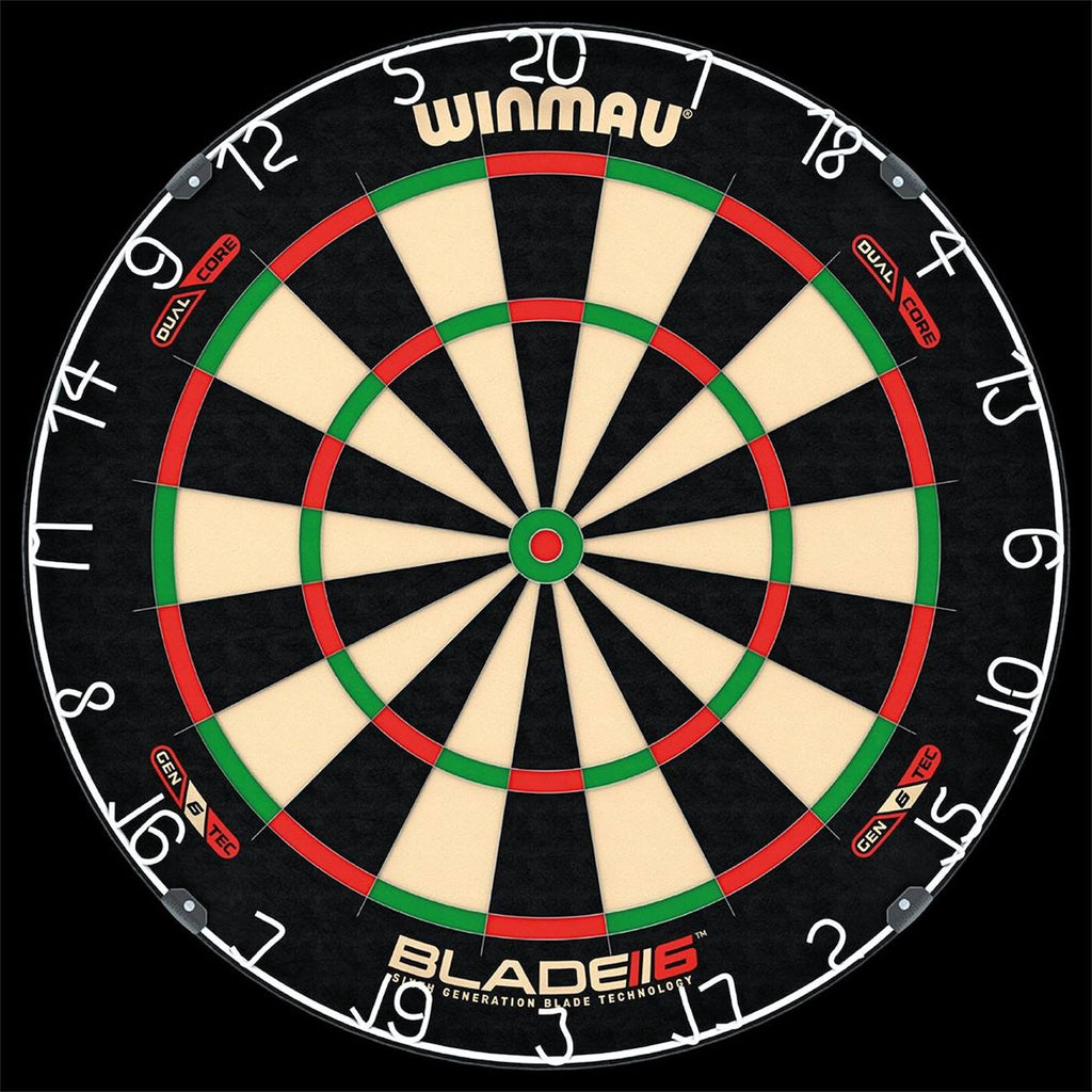 Tableau de fléchettes blade 6 dual core winmau noir