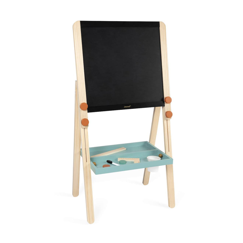 Tableau de la maitresse double face en bois multicolore