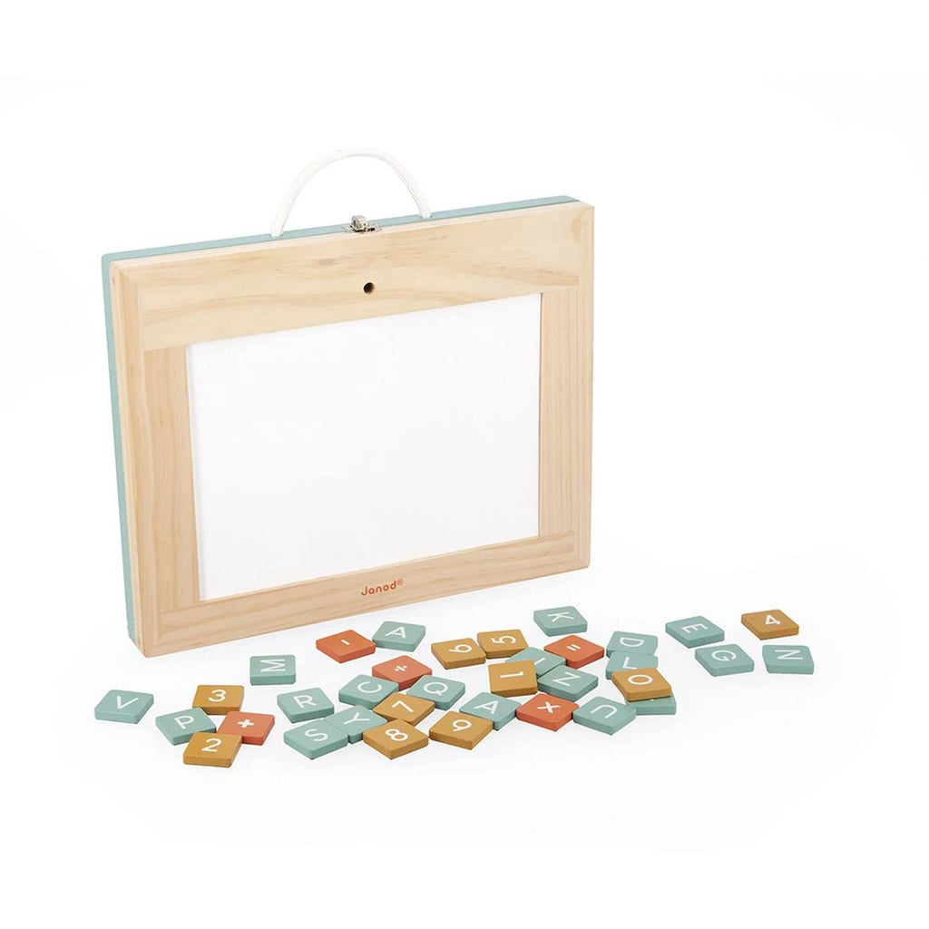 Tableau en bois 4 en 1, 49 accessoires vert