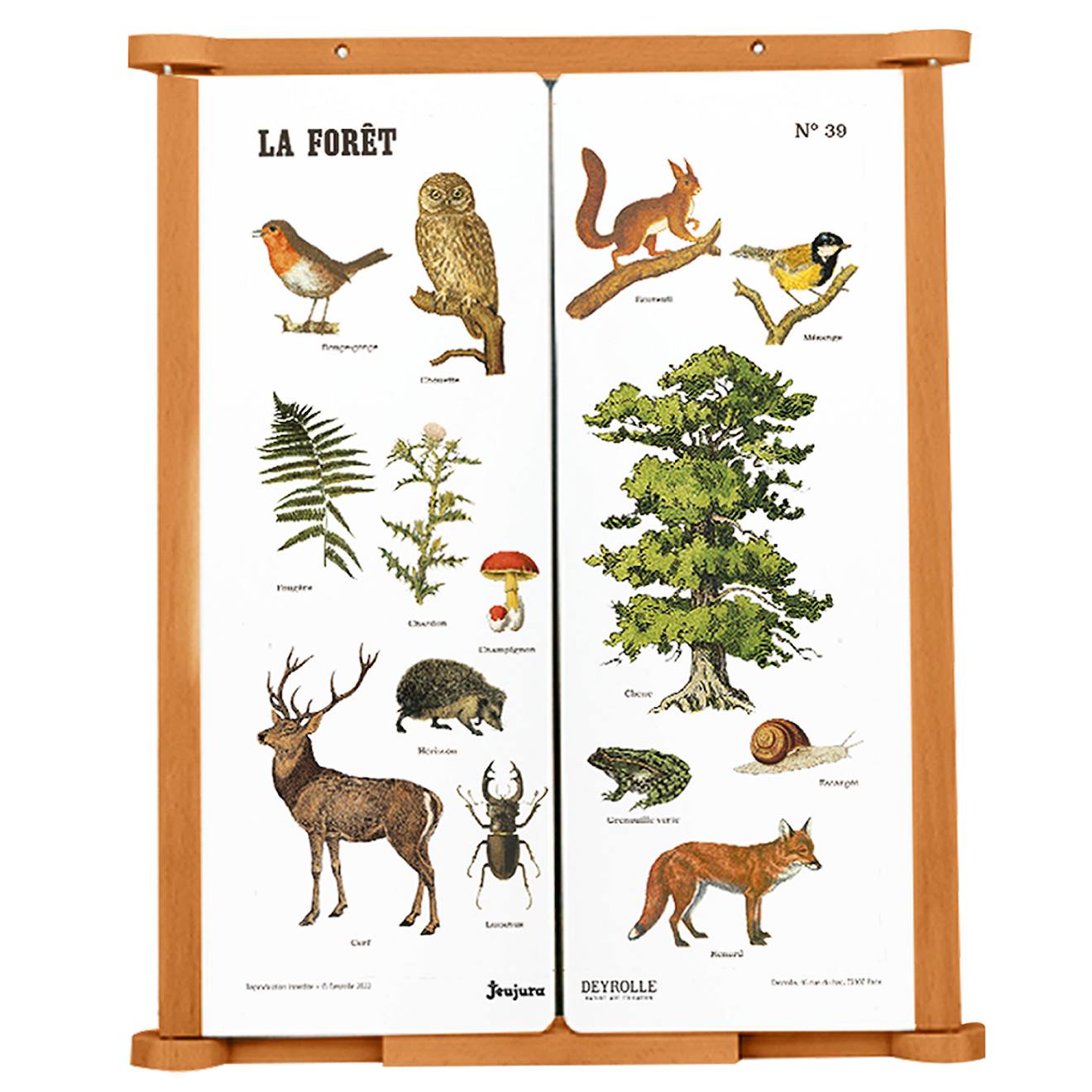 Tableau triptyque la forêt noir