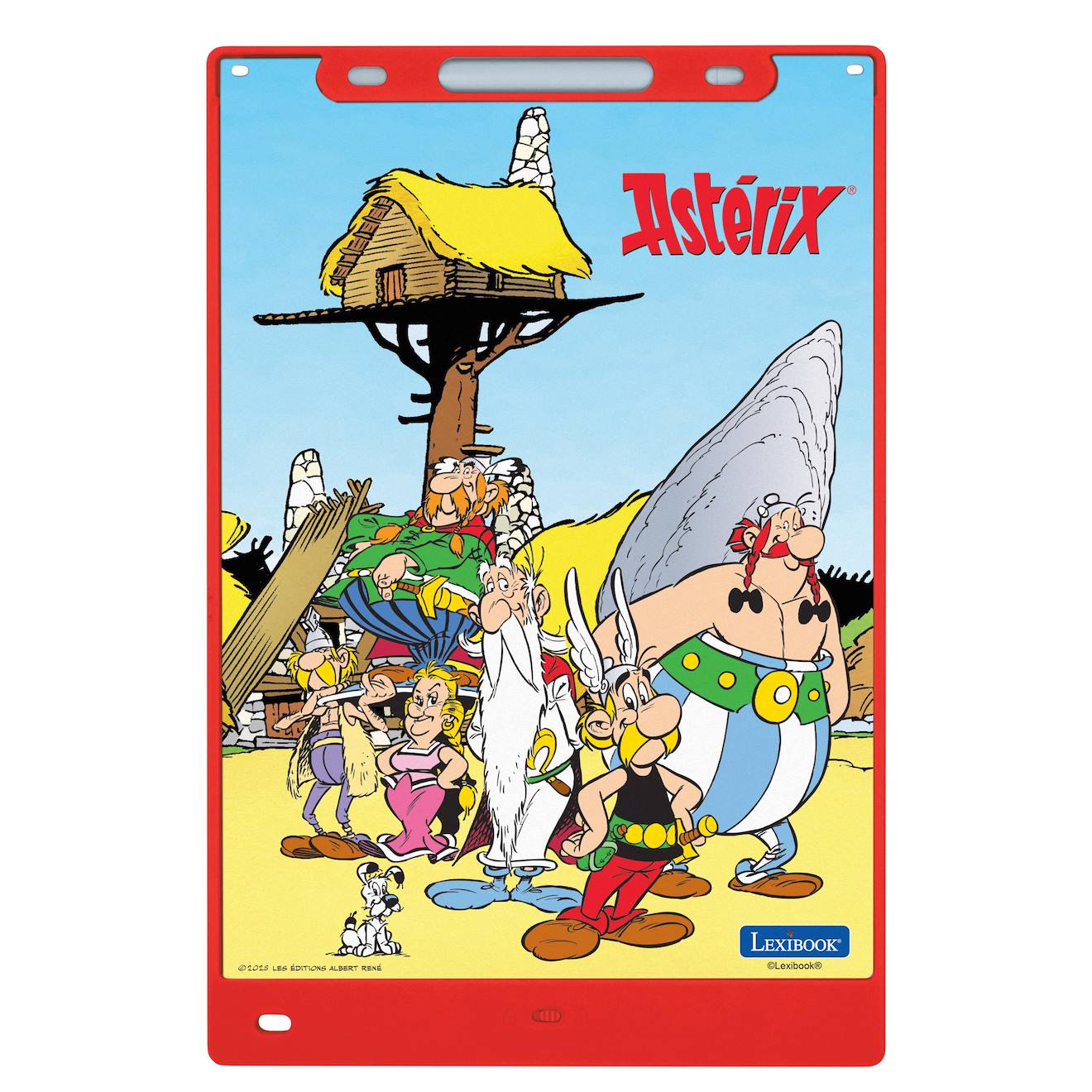 Tablette à dessins électronique multicolore astérix rouge