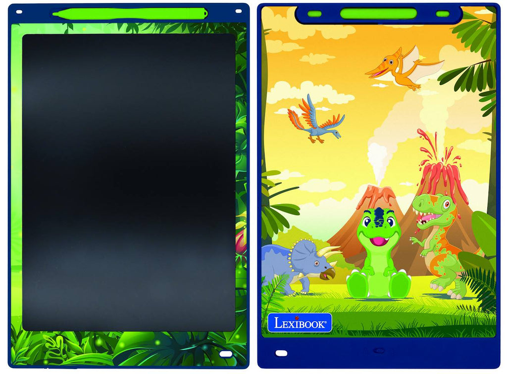 Tablette à dessins électronique multicolore dinosaures vert