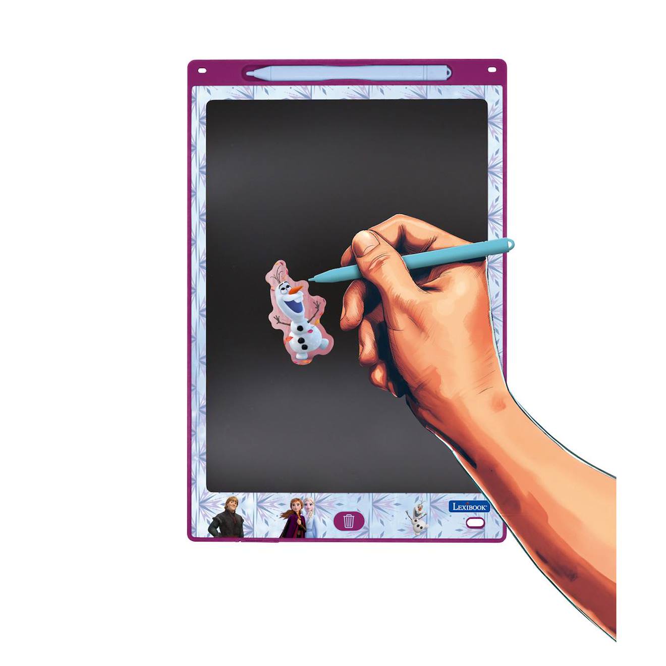 Tablette à dessins électronique multicolore La Reine des Neiges bleu