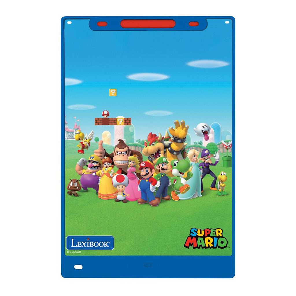 Tablette à dessins électronique multicolore Mario bleu