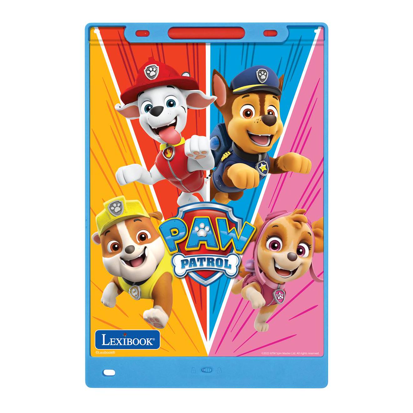 Tablette à dessins électronique multicolore Pat' Patrouille bleu
