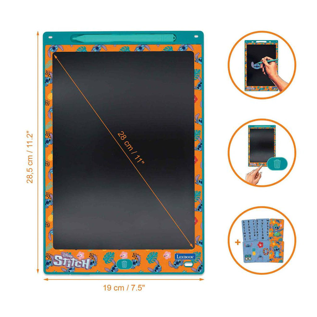 Tablette à dessins électronique Stitch ardoise magique bleu