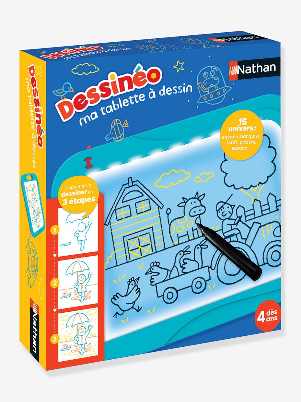 Tablette dessinéo multicolore