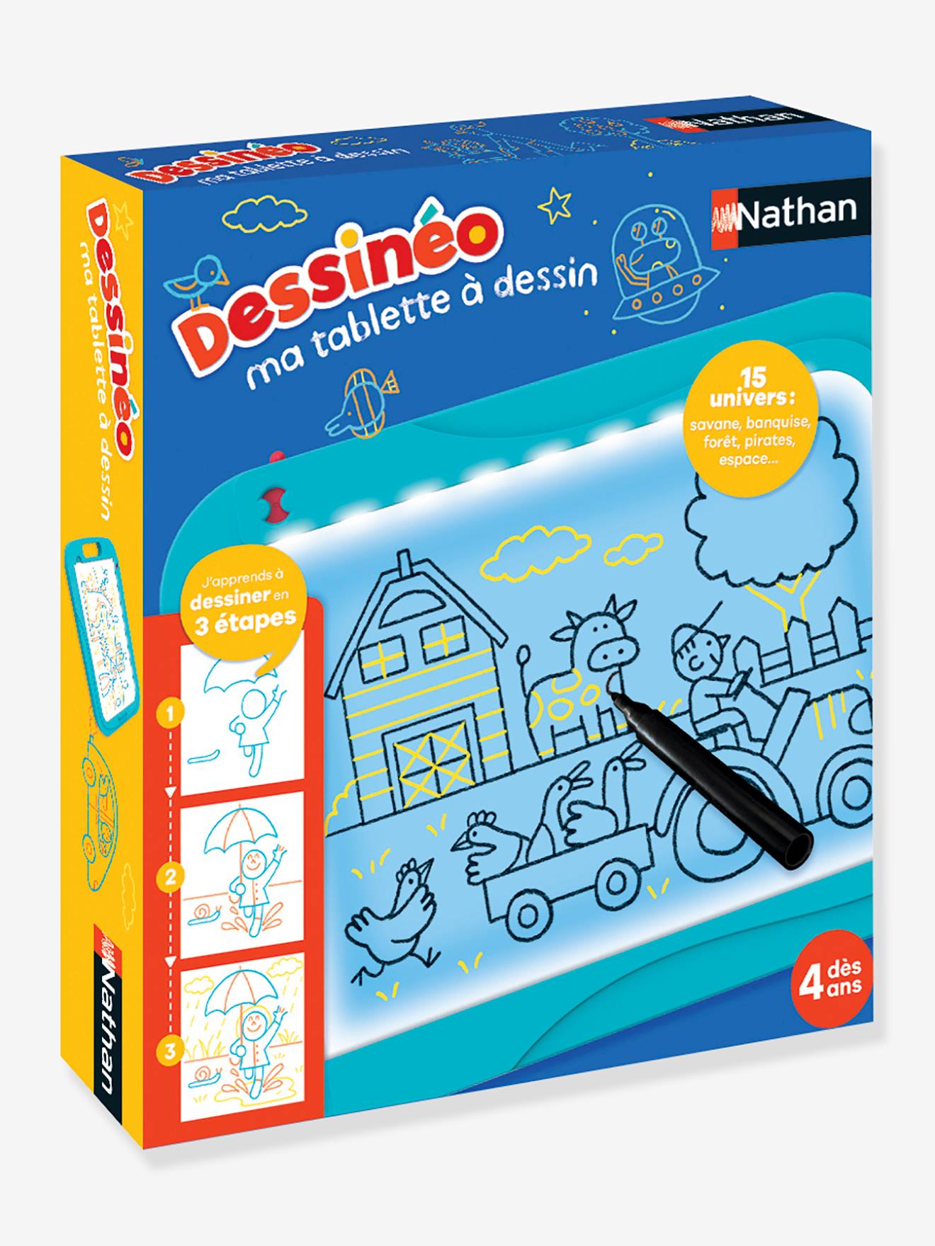 Tablette dessinéo multicolore