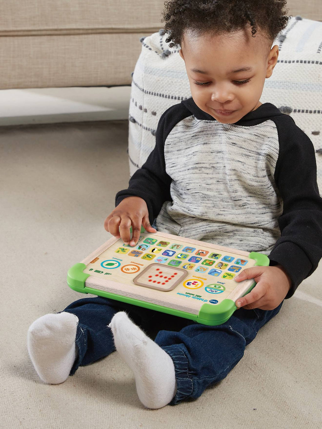 Tablette éducative abc nature - marron