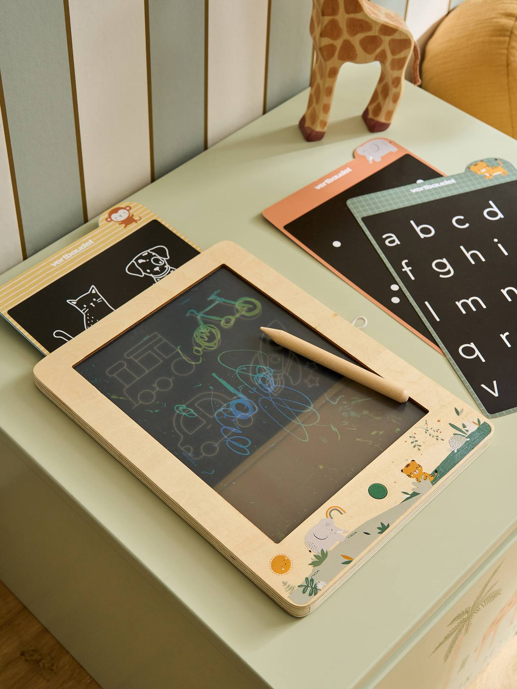Tablette magique de dessin en bois FSC tanzanie