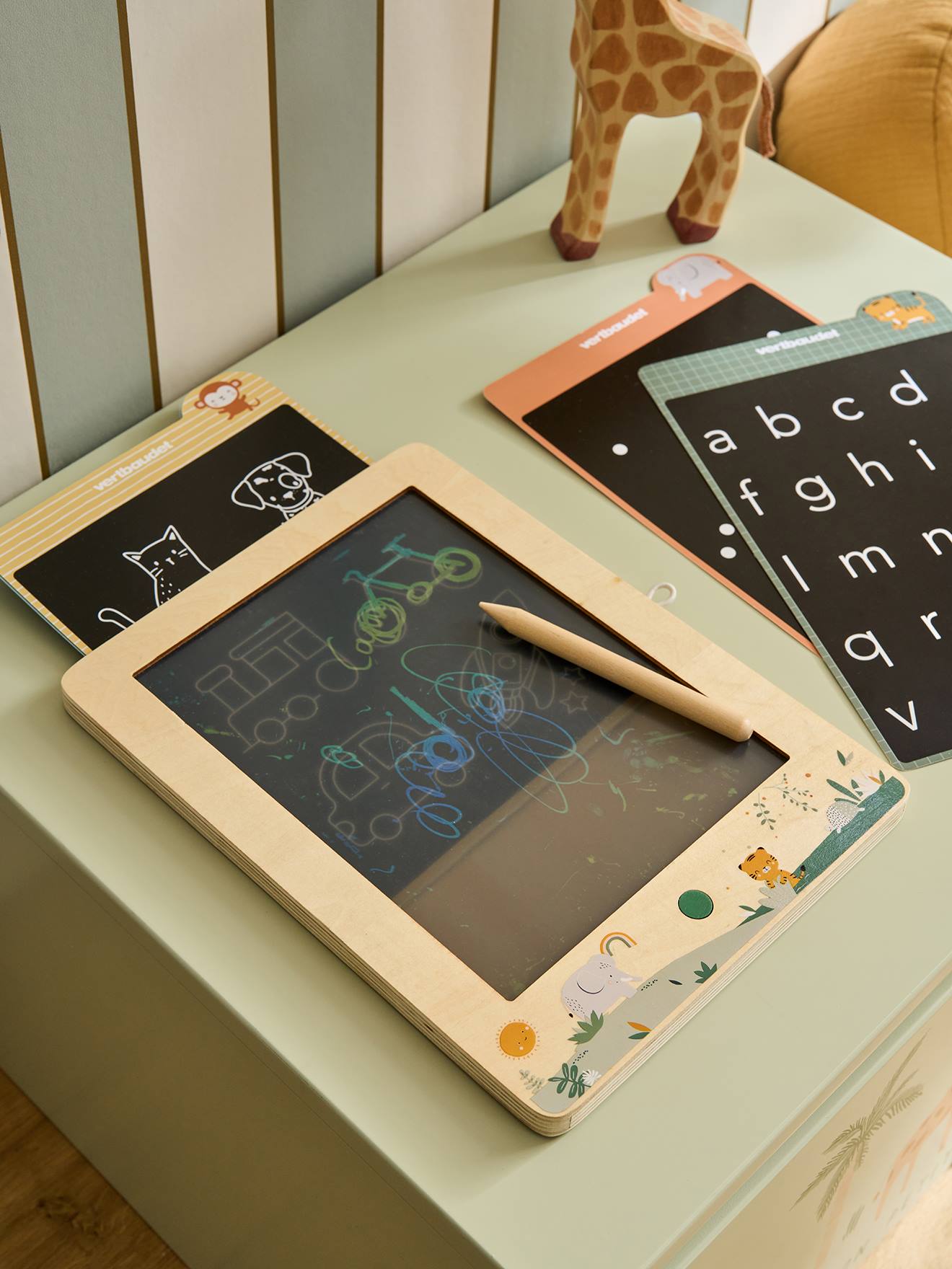 Tablette magique de dessin en bois FSC tanzanie
