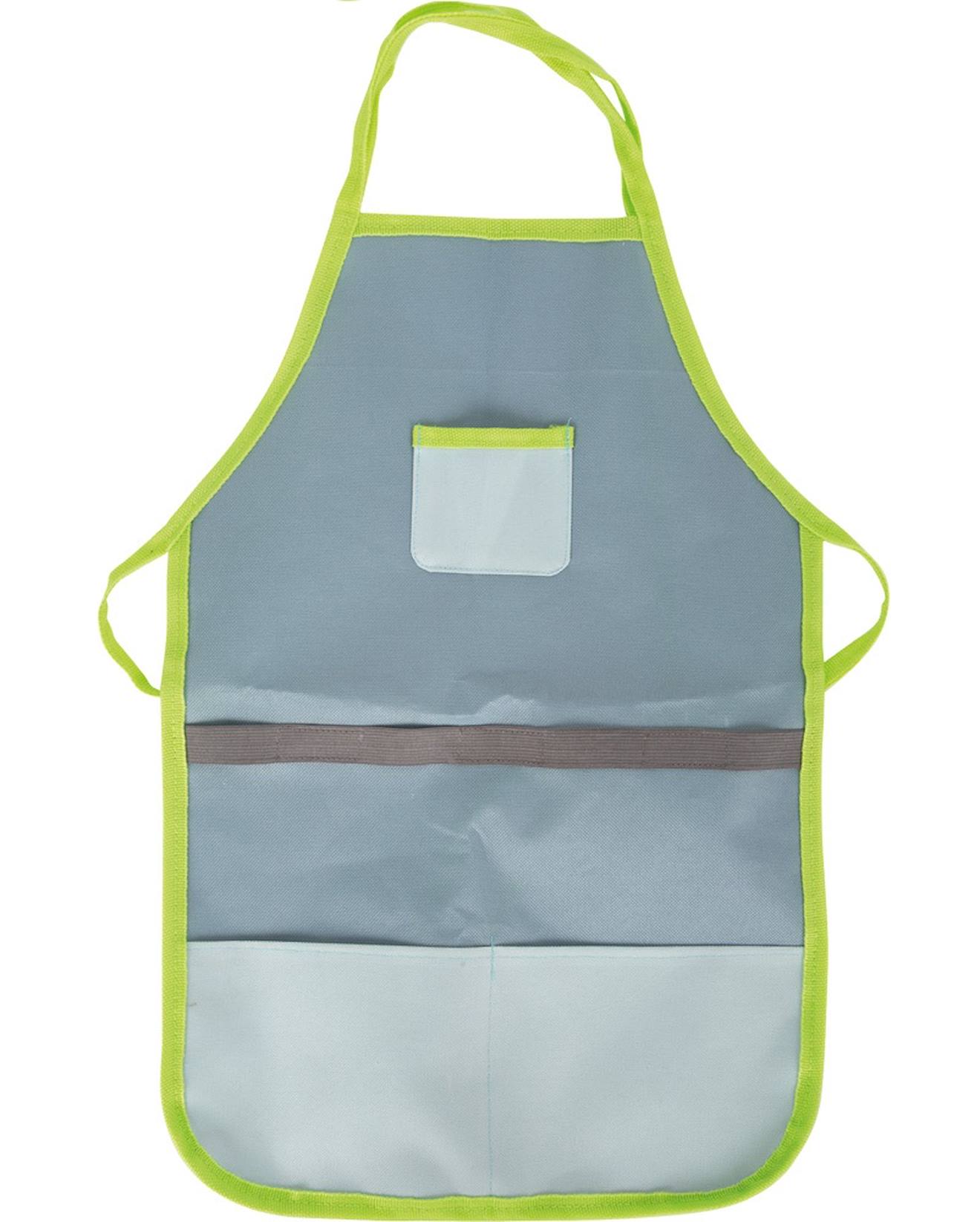 Tablier avec outils de jardin beige