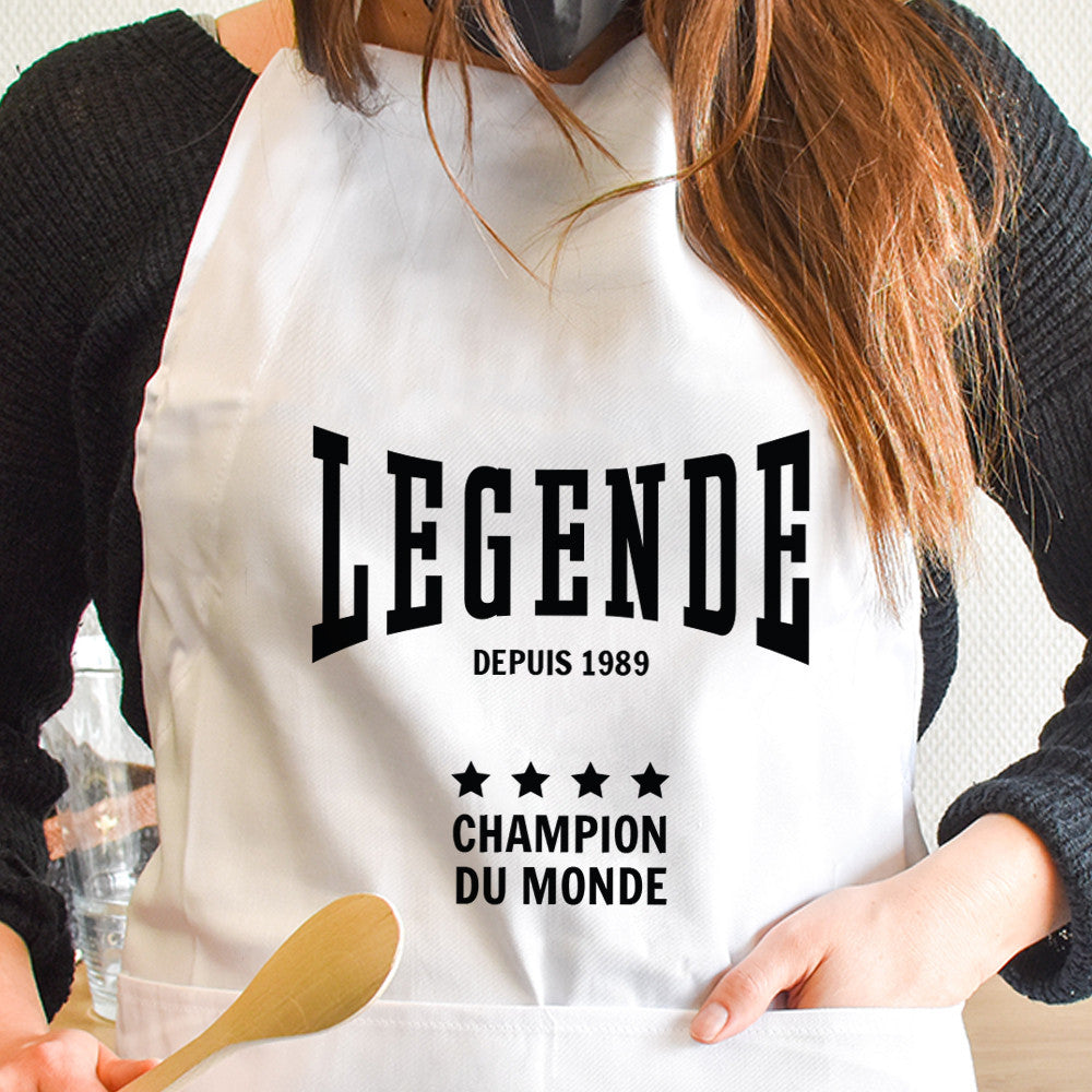 Tablier Legende à Personnaliser - Tablier à Personnaliser