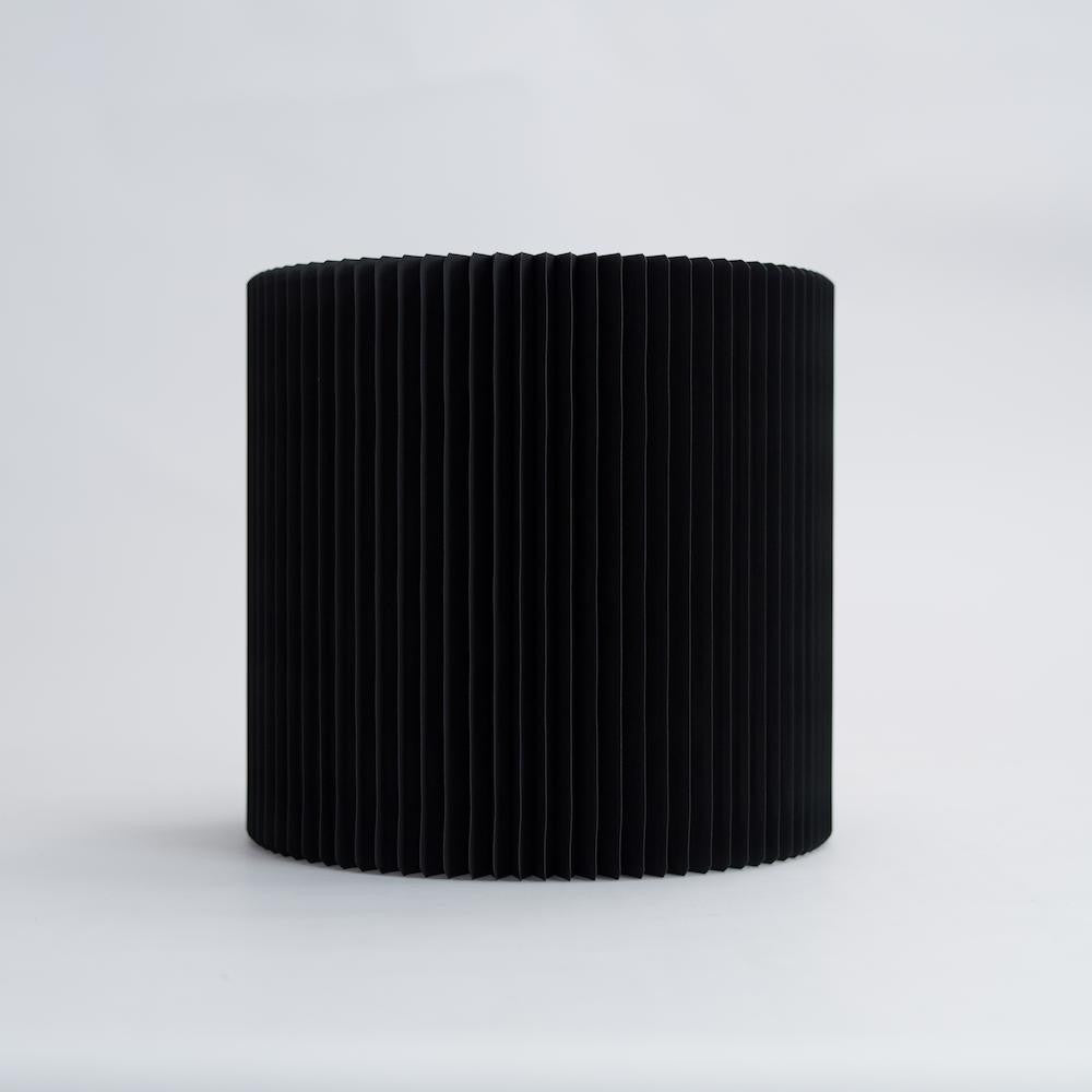 Tabouret en Kraft Pliable 28 cm Noir - Poufs et Tabourets Originaux