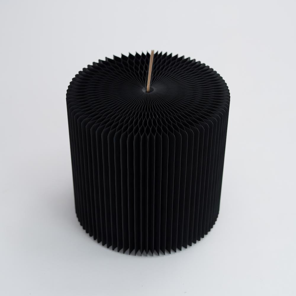 Tabouret en Kraft Pliable 28 cm Noir - Poufs et Tabourets Originaux
