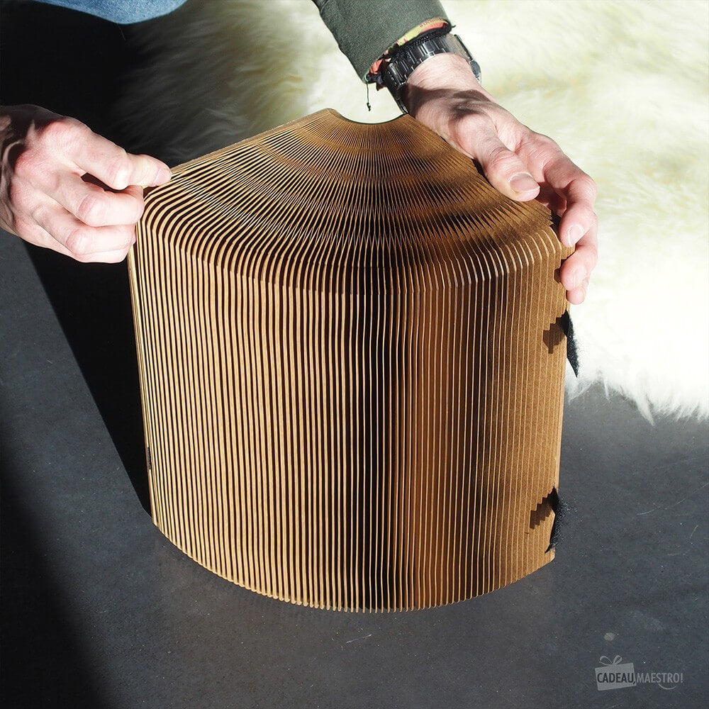 Tabouret en Kraft Pliable 28 cm - Poufs et Tabourets Originaux CadoMaestro