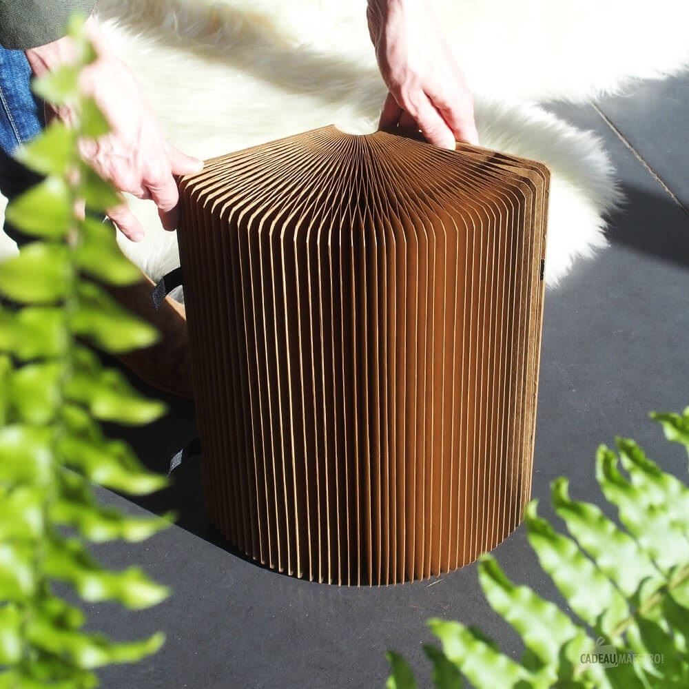 Tabouret en Kraft Pliable 38 cm - Poufs et Tabourets Originaux CadoMaestro