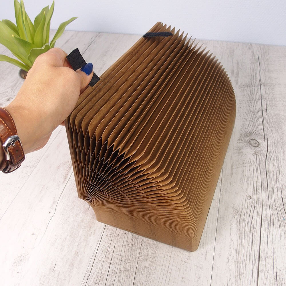 Tabouret en Kraft Pliable 38 cm - Poufs et Tabourets Originaux CadoMaestro