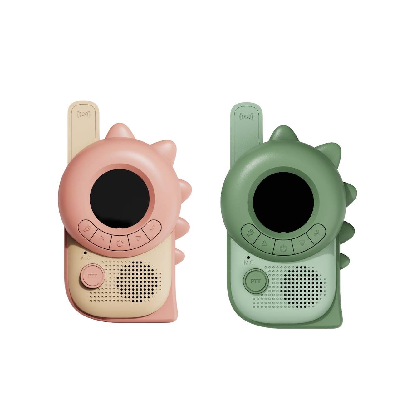 Talkie-walkie dino rose x dino vert rose, vert