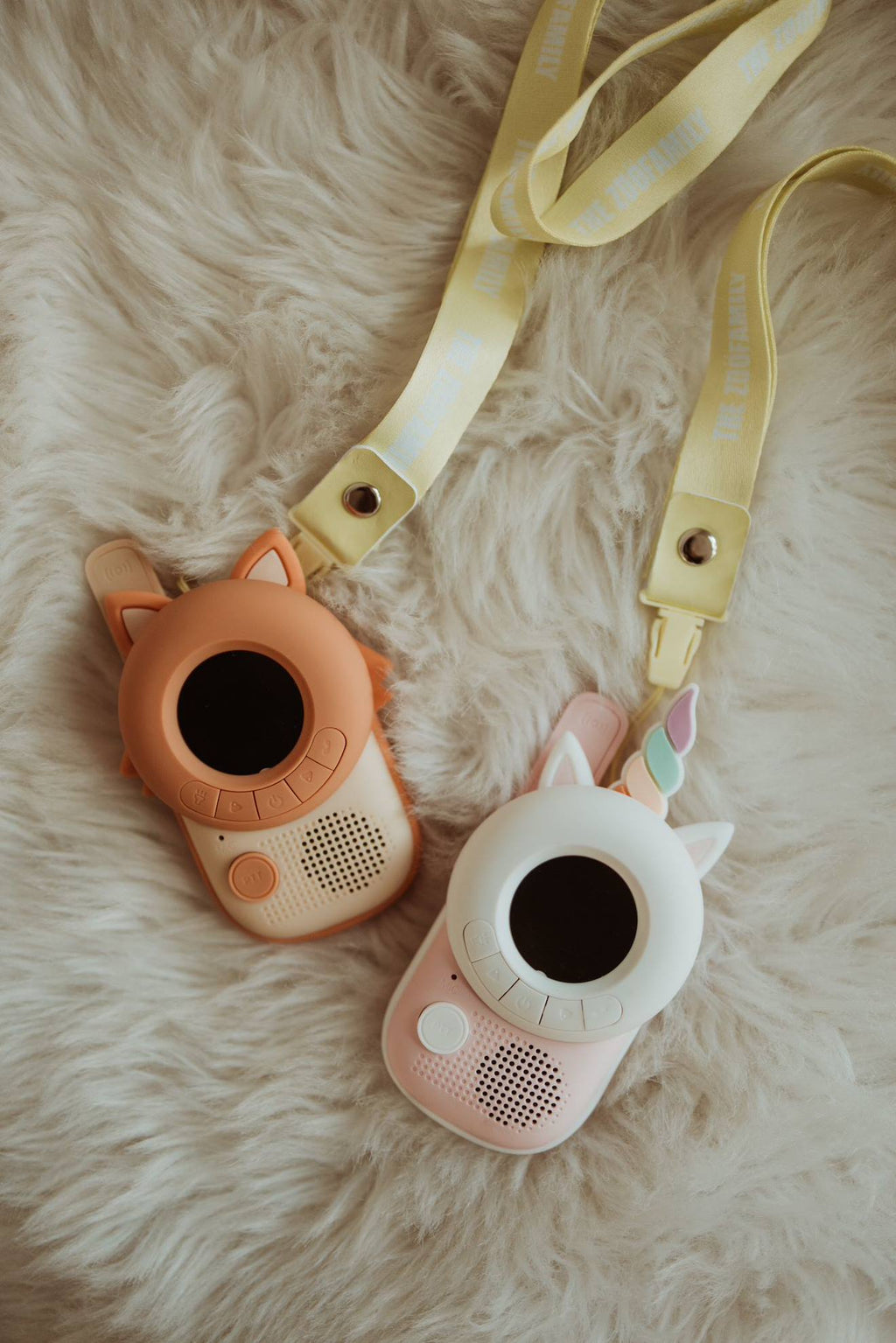 Talkie-walkie licorne x renard blanc, marron