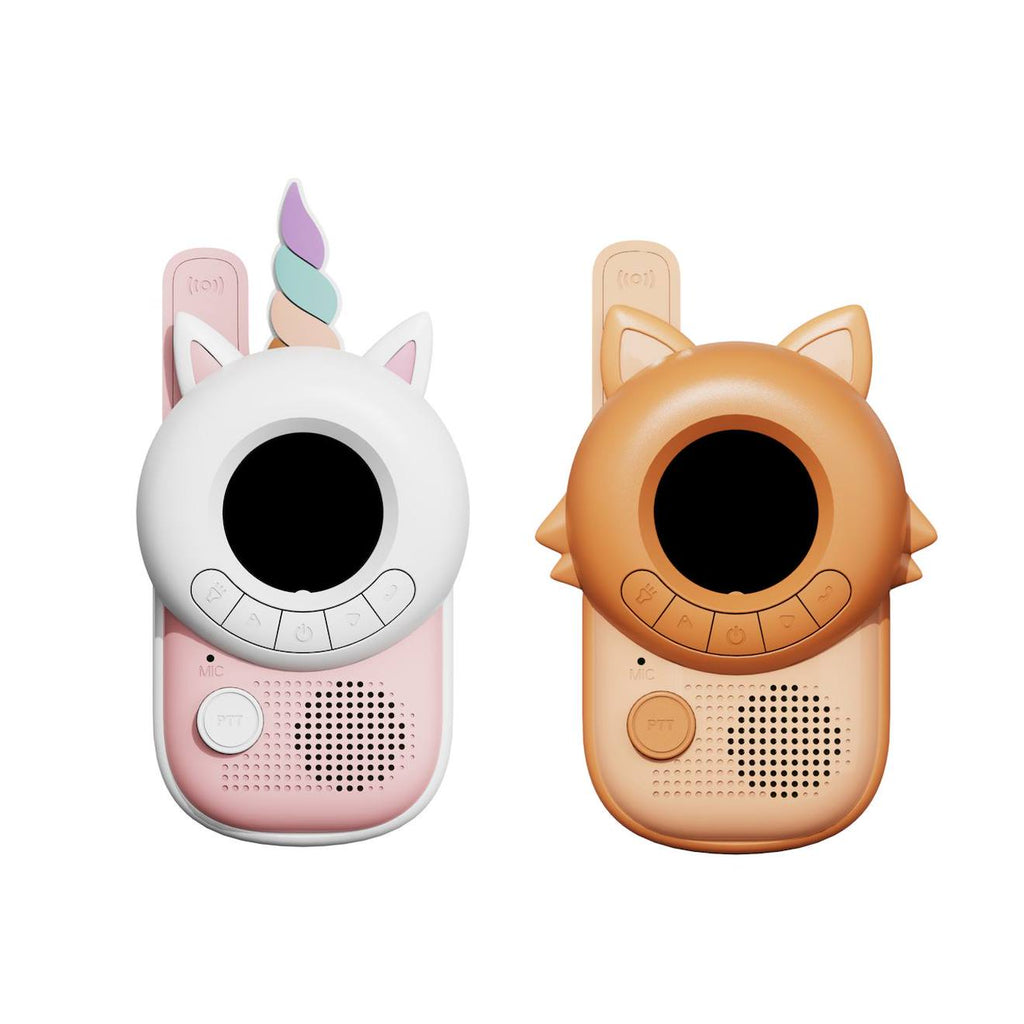 Talkie-walkie licorne x renard blanc, marron