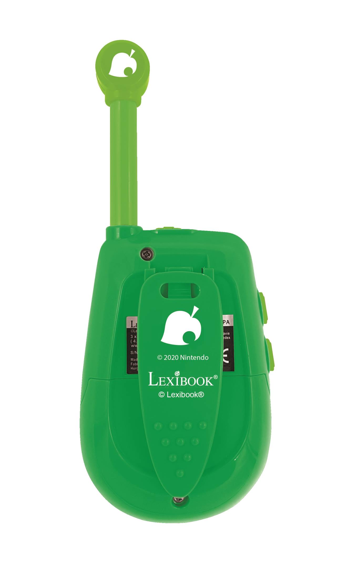 Talkie-walkies animal crossing portée 2km fonction morse multicolore