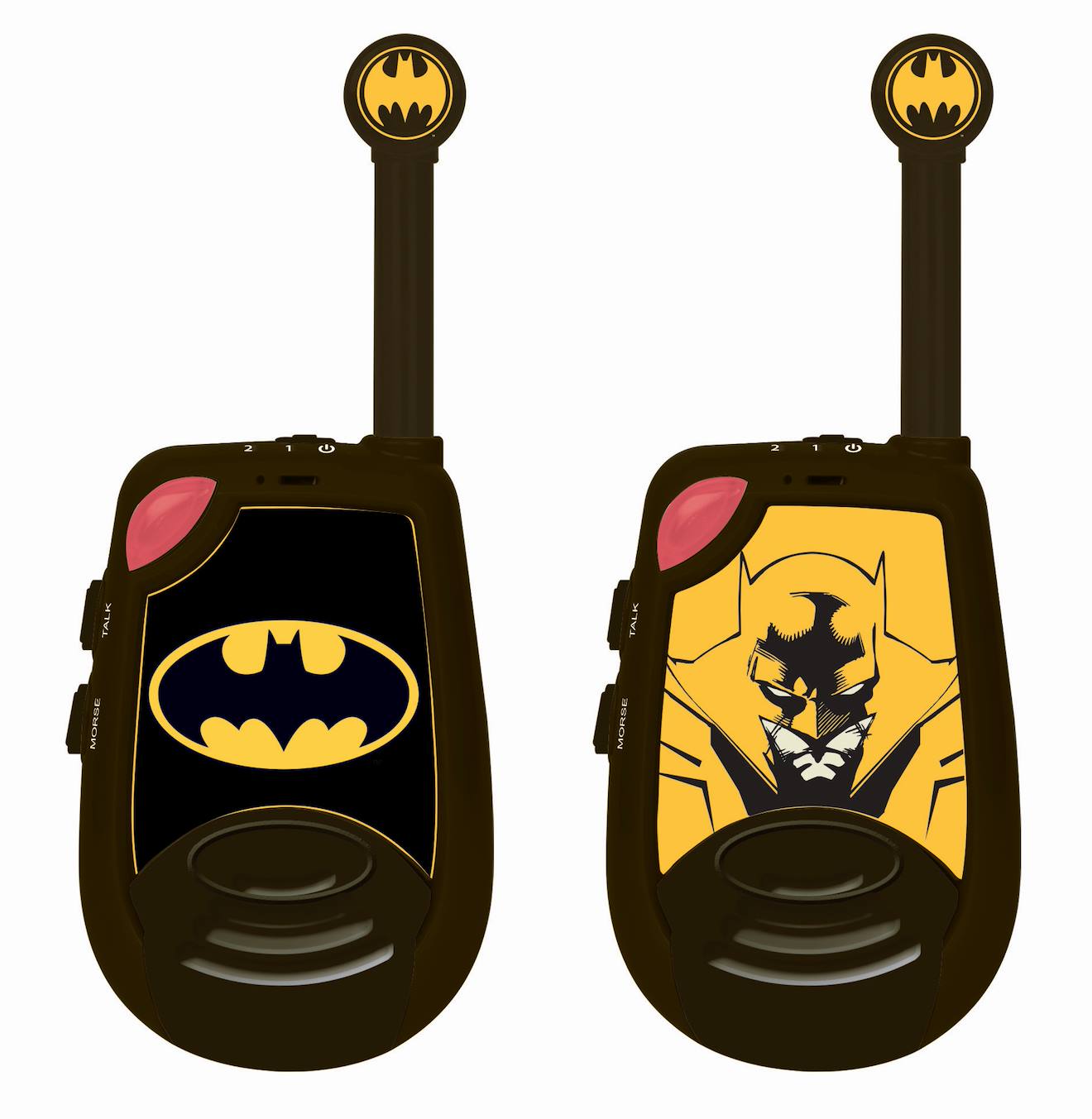 Talkie-walkies Batman portée 2km fonction morse multicolore