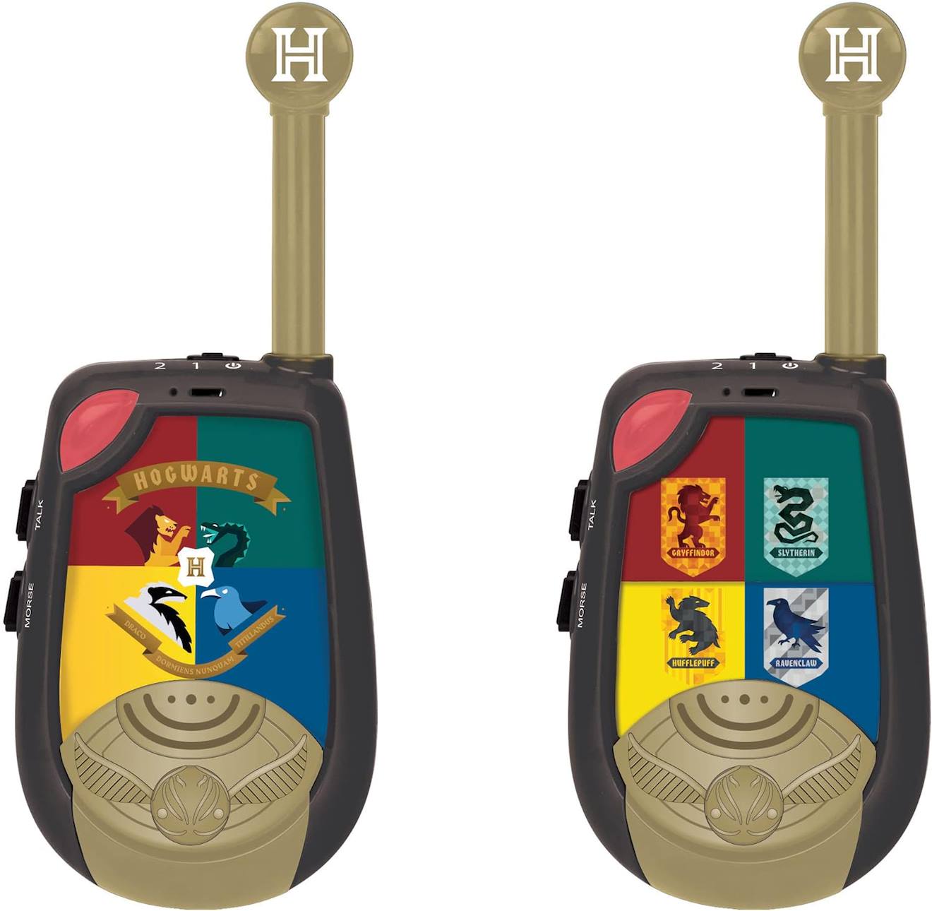 Talkie-walkies Harry Potter portée 2km fonction morse multicolore