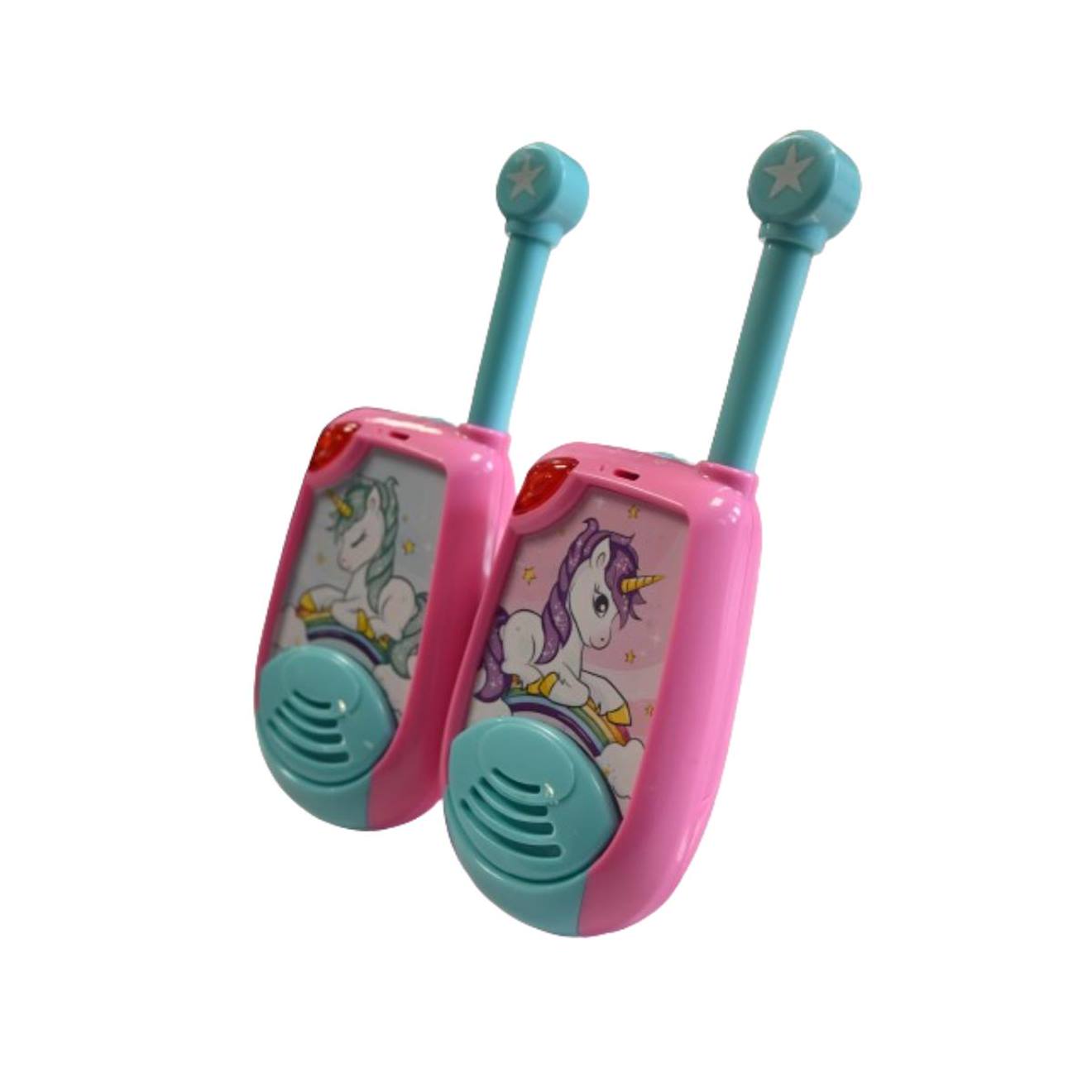 Talkie-walkies licorne portée 2km fonction morse multicolore
