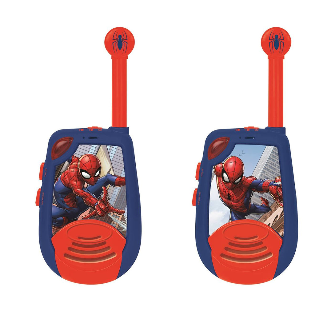 Talkie-walkies Spiderman portée 2km- clip ceinture, à piles multicolore