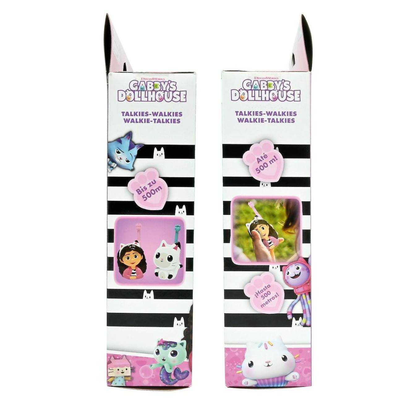 Talkies-walkies Gabby et la Maison Magique 3D, portée jusqu'à 500 mètres multicolore