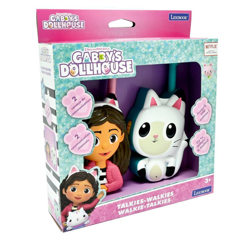 Talkies-walkies Gabby et la Maison Magique 3D, portée jusqu'à 500 mètres multicolore
