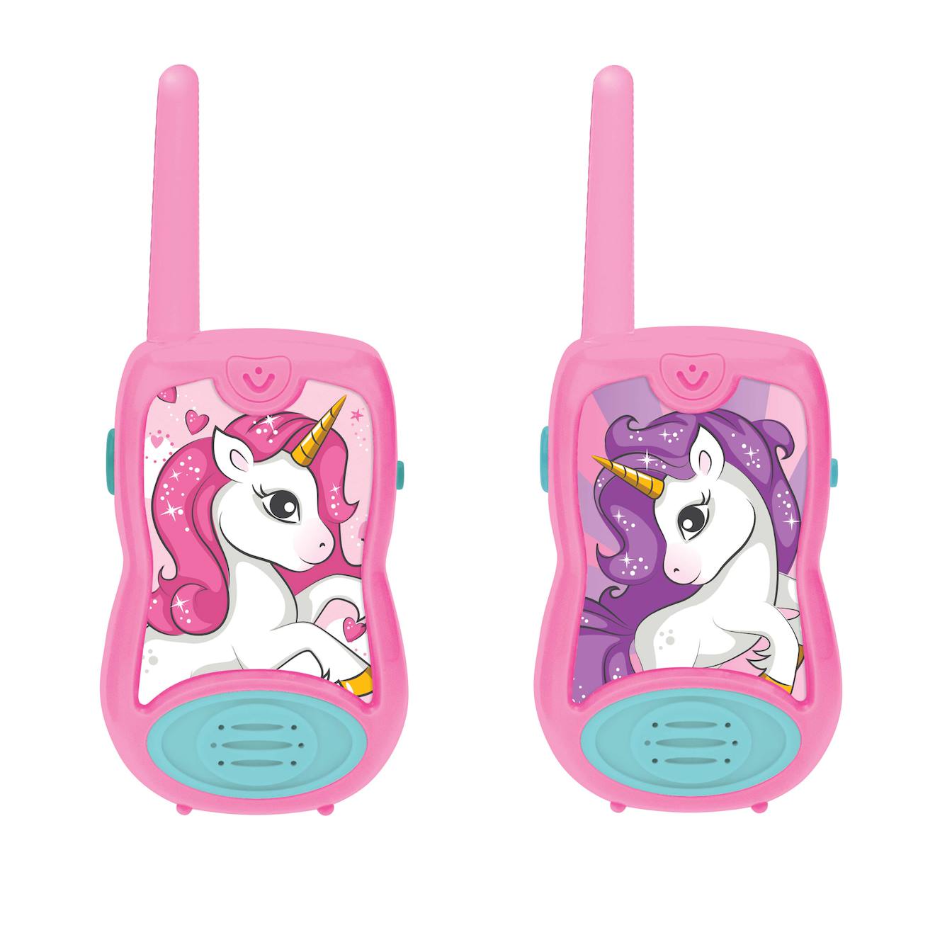 Talkies-walkies licorne portée 200m multicolore