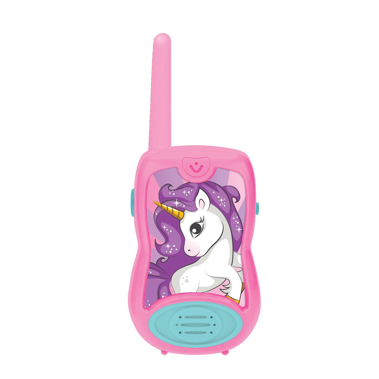 Talkies-walkies licorne portée 200m multicolore