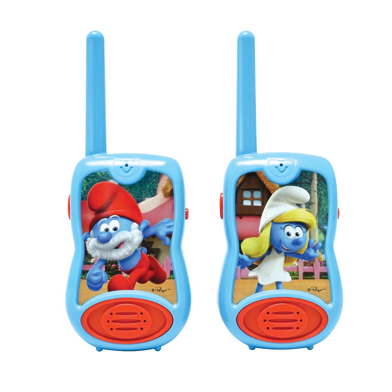 Talkies-walkies schtroumpfs portée 200m multicolore