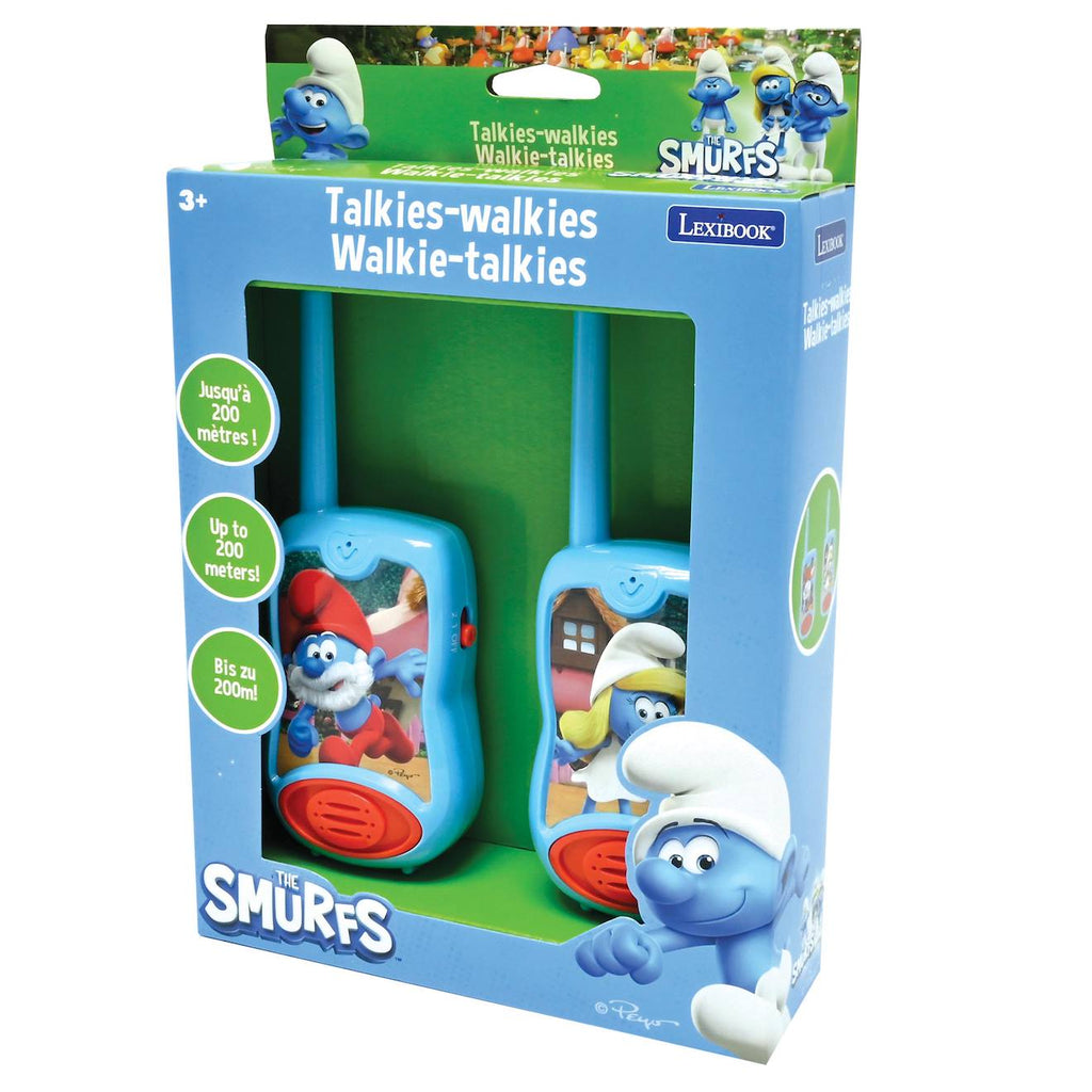 Talkies-walkies schtroumpfs portée 200m multicolore
