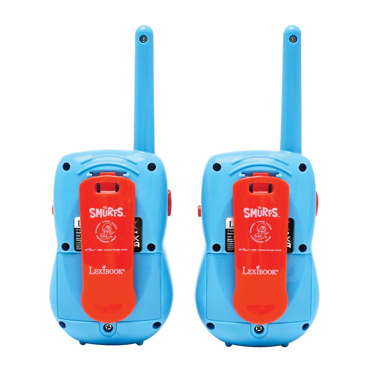Talkies-walkies schtroumpfs portée 200m multicolore