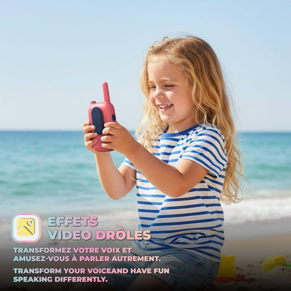 Talky vidéo rose