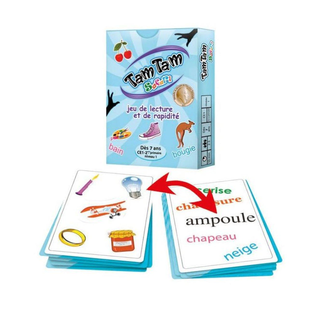Tam tam safari - ce1 niveau 1 - jouet éducatif pour enfants multicolore