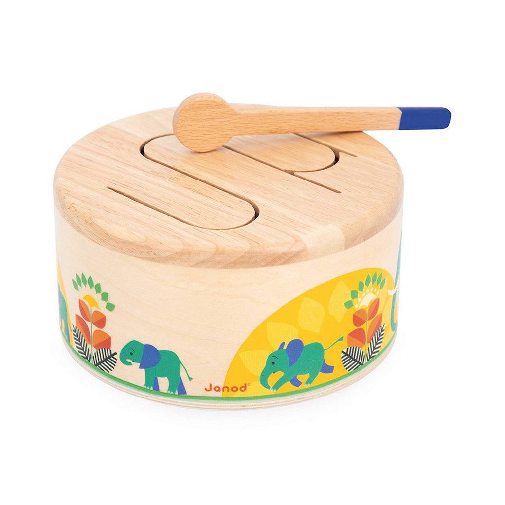 Tambour en bois FSC - gioia multicolore