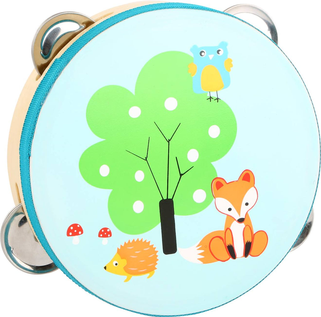 Tambourin petit renard beige