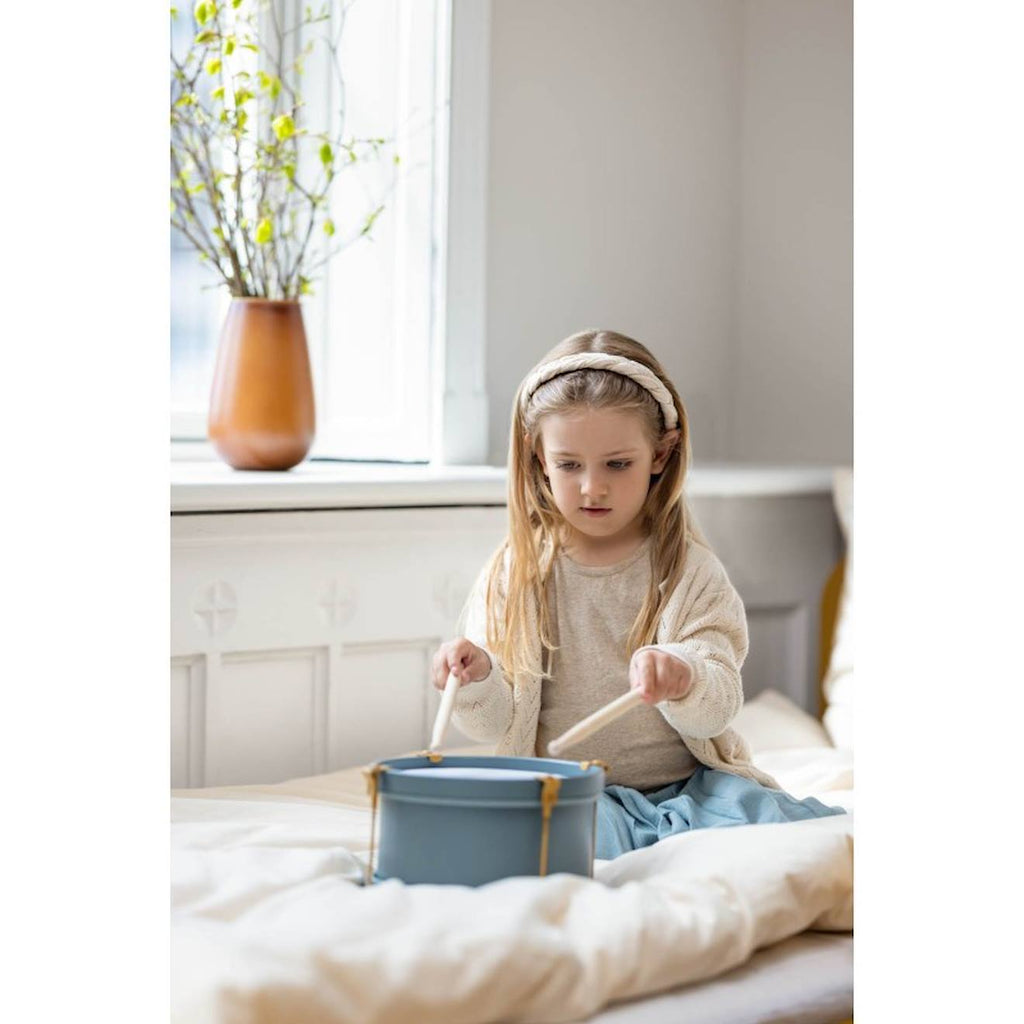 Tambourin pour enfants bleu