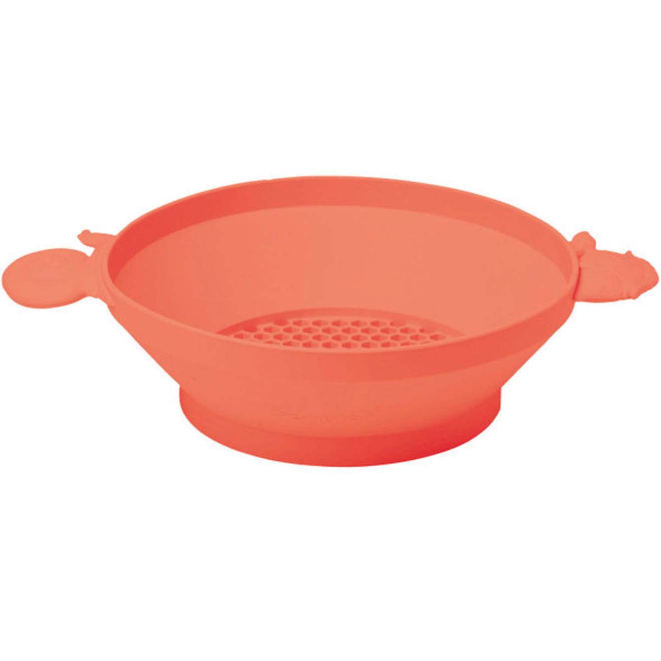 Tamis de plage en silicone souple rouge