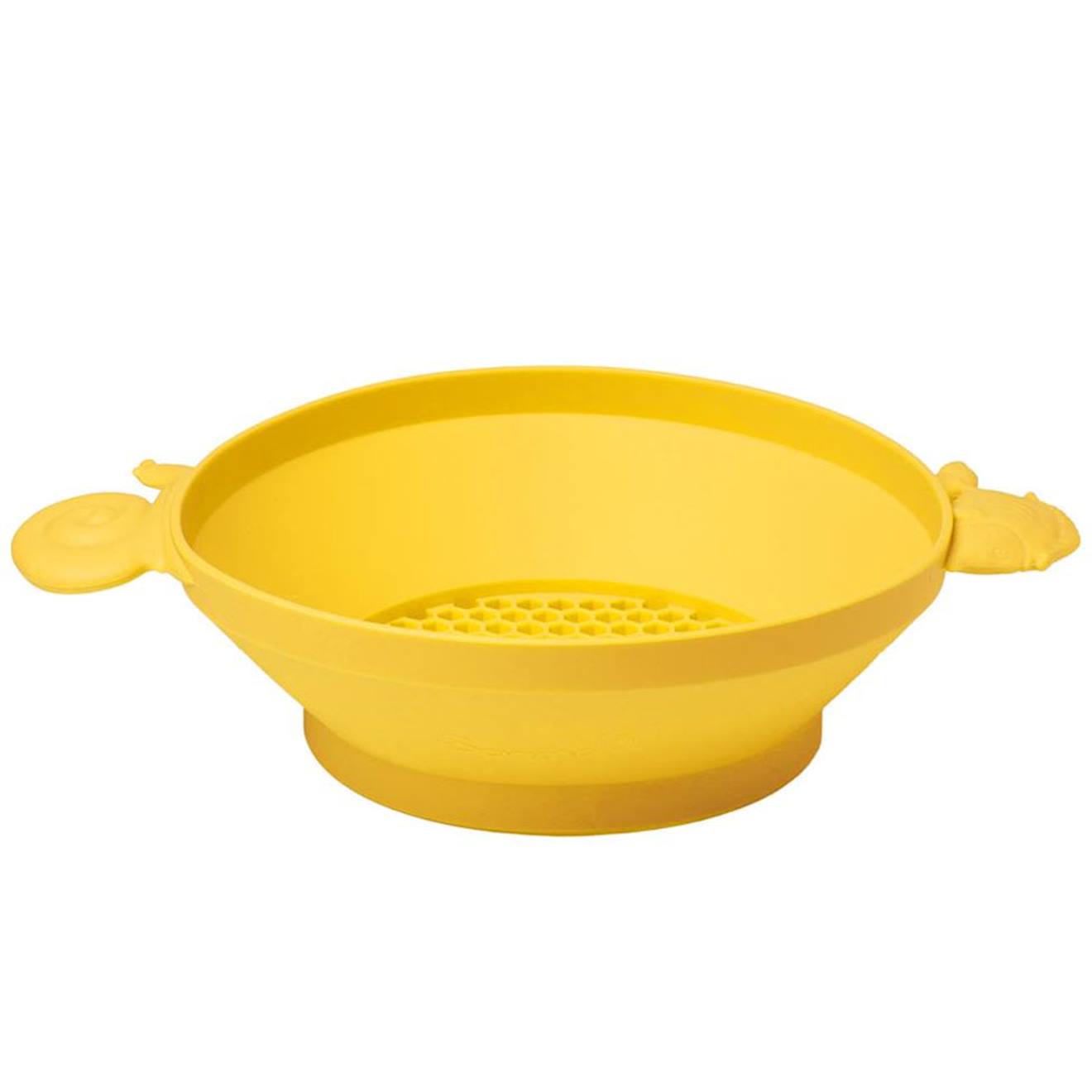 Tamis de plage en silicone souple jaune