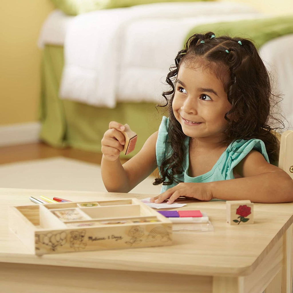 Tampons fête amour et amitié rose