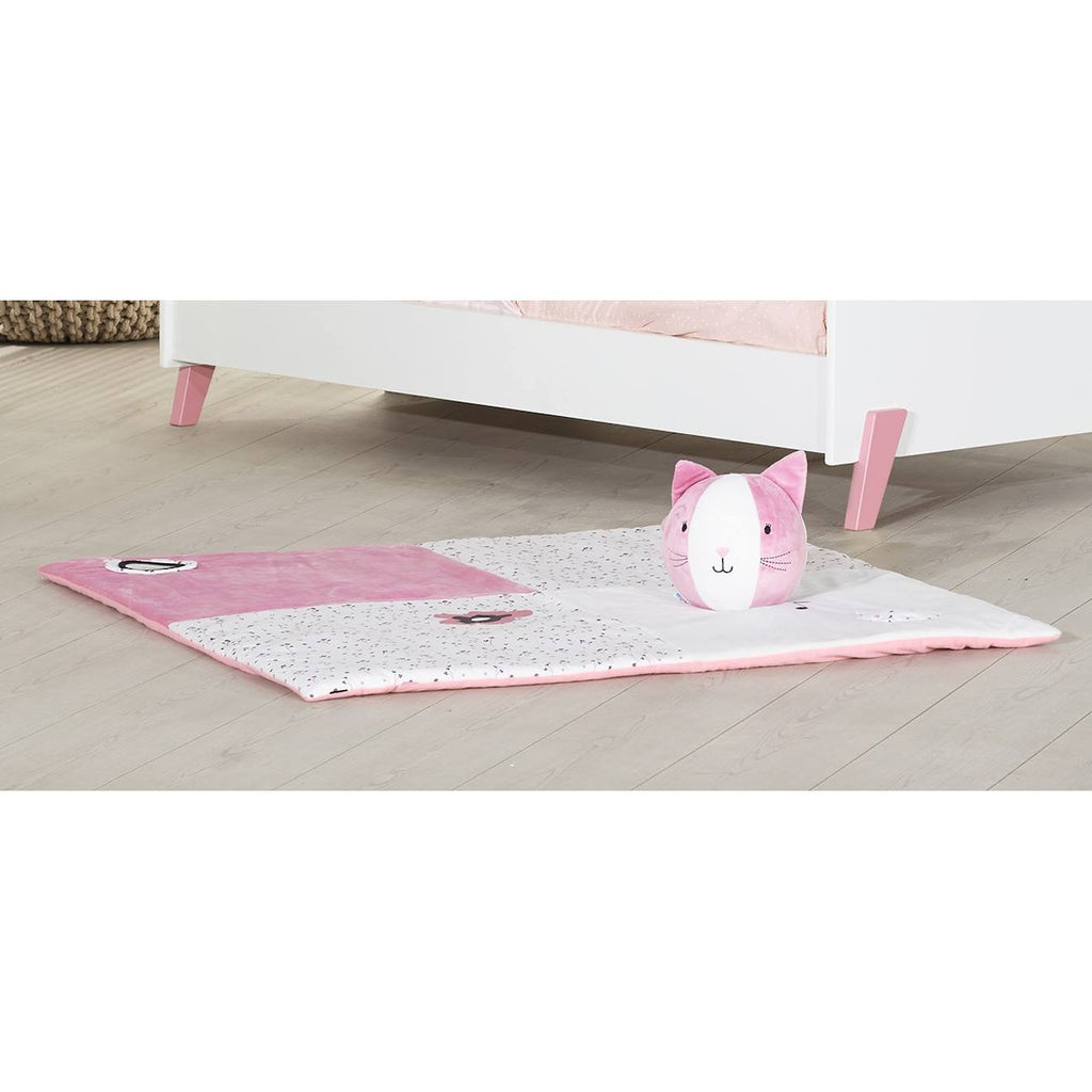 Tapis d'activités en polyester multicolore - chapaillettes multicolore