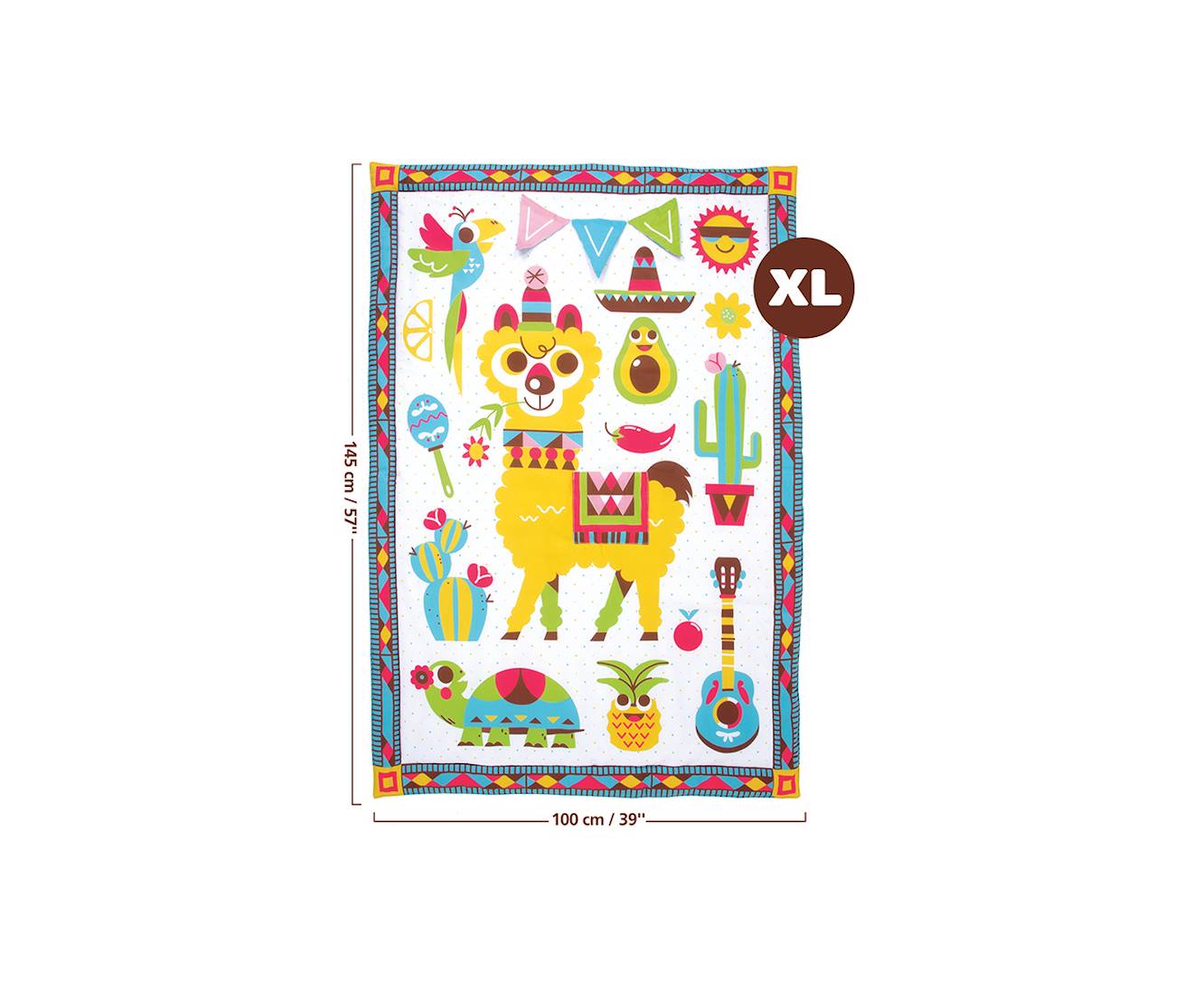 Tapis d'activités fiesta playmat to bag multicolor