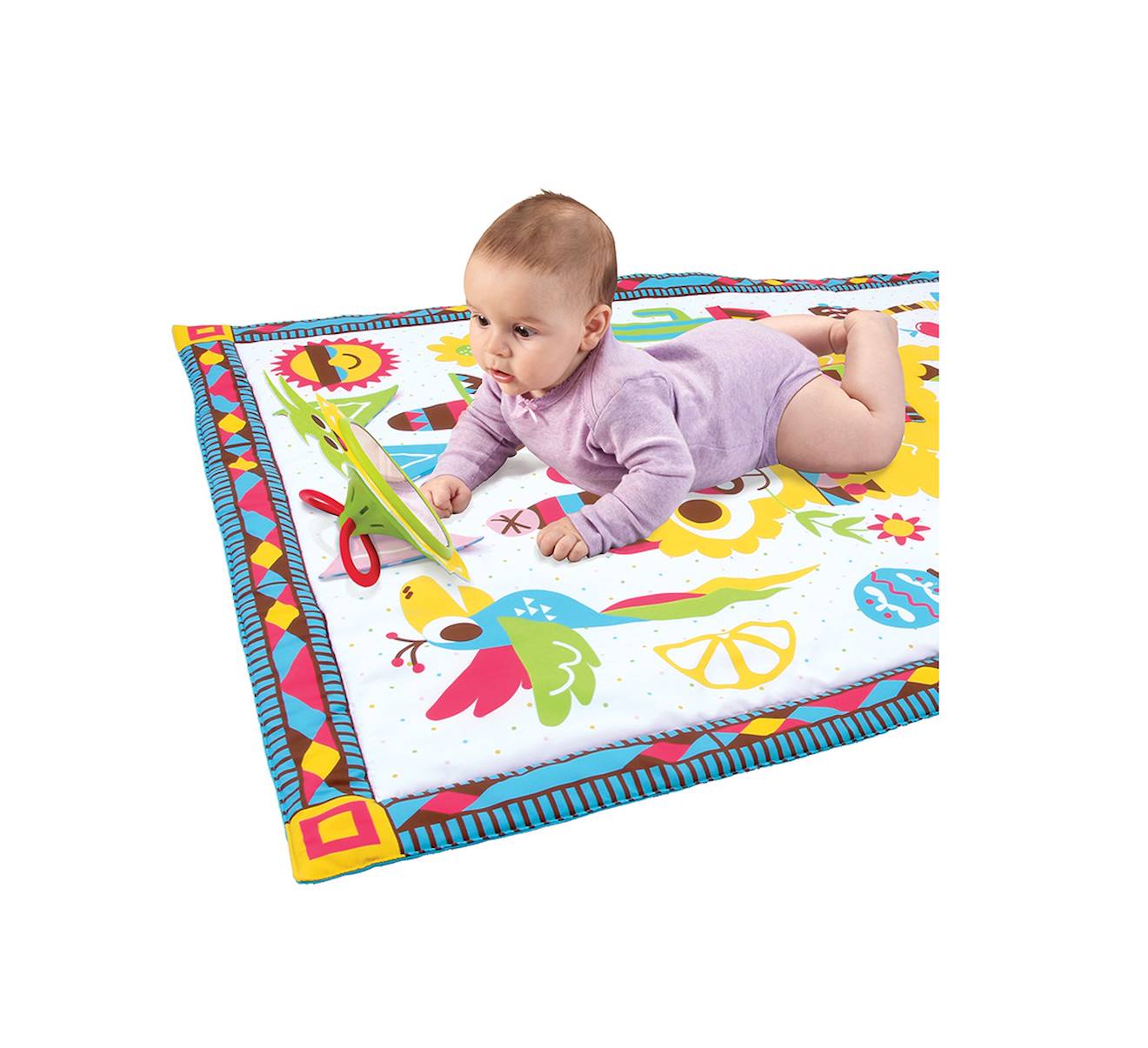 Tapis d'activités fiesta playmat to bag multicolor